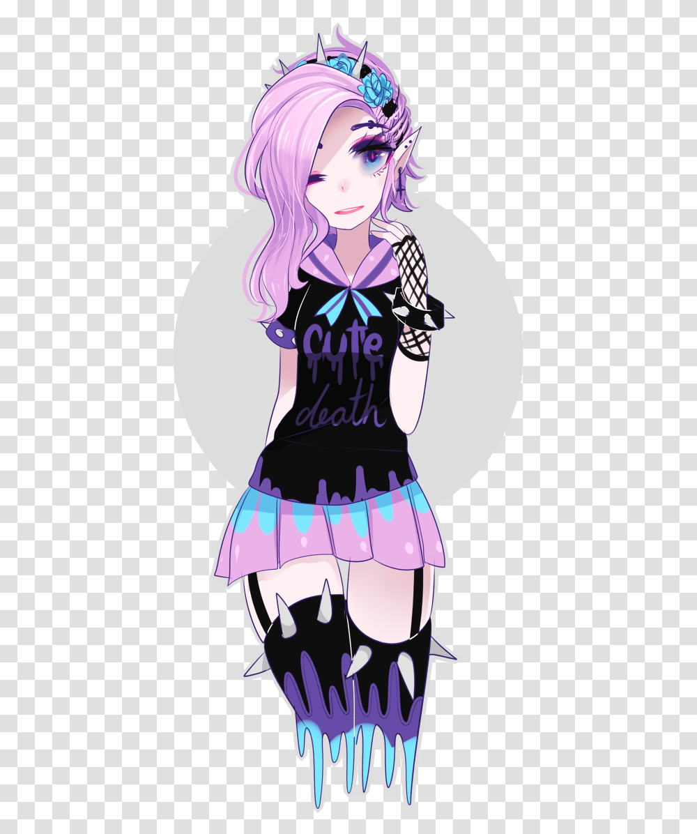 Cute Goth Anime Girls, Person Transparent Png