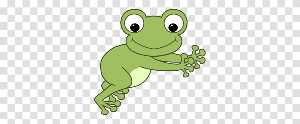 Cute Green Frog Clipart Free Clipart, Amphibian, Wildlife, Animal, Tree Frog Transparent Png