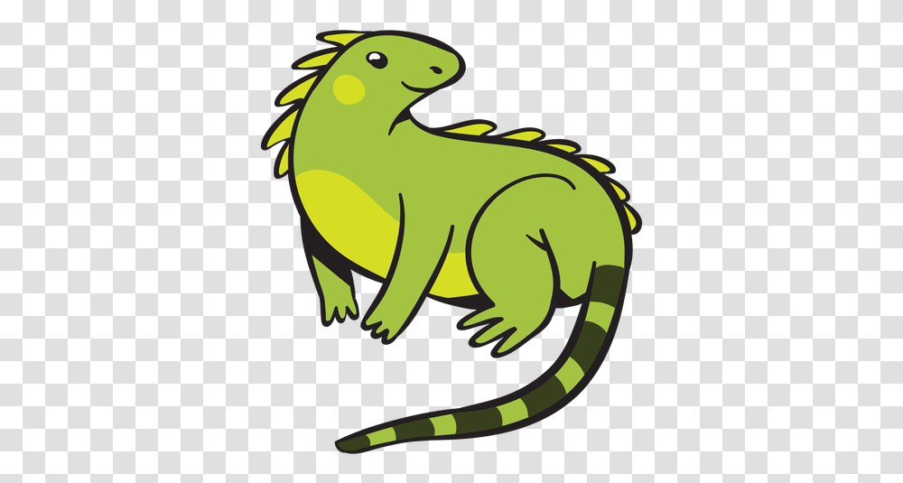 Cute Green Iguana Imagem De Iguana Em, Lizard, Reptile, Animal Transparent Png