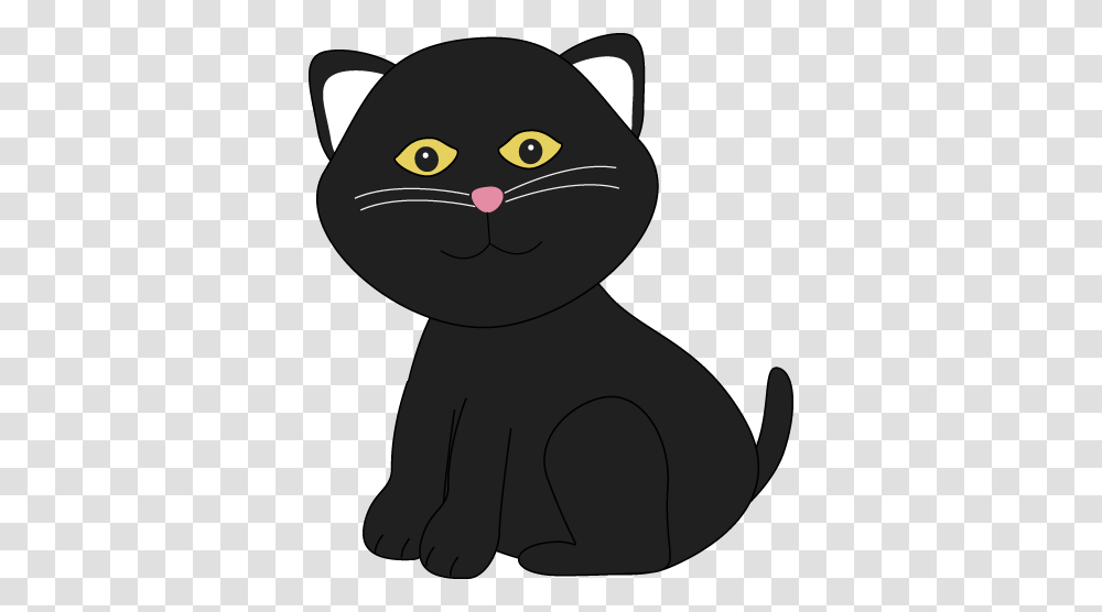 Cute Halloween Black Cat Clip Art, Animal, Pet, Mammal, Face Transparent Png
