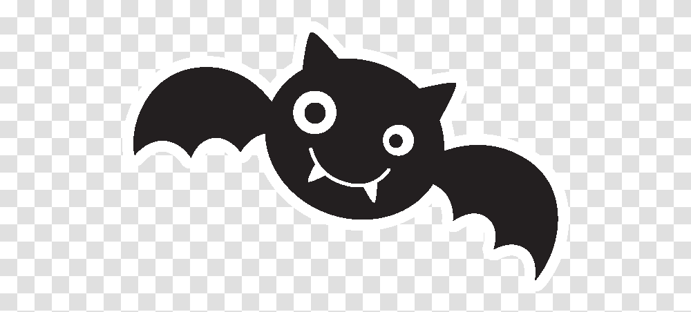 Cute Halloween Clipart Black And White Cute Halloween Clip Art, Stencil, Mammal, Animal, Symbol Transparent Png
