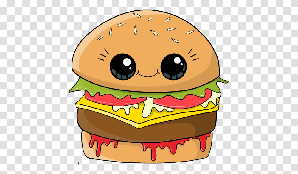 Cute Hamburger Burger Schattig Love Ham Burger Cute, Food, Helmet Transparent Png