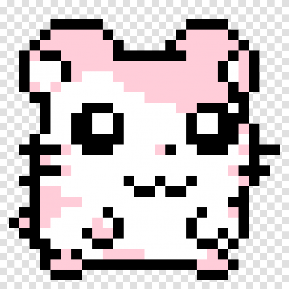 Cute Hamster Pixel Art Maker, QR Code, First Aid, Rug Transparent Png