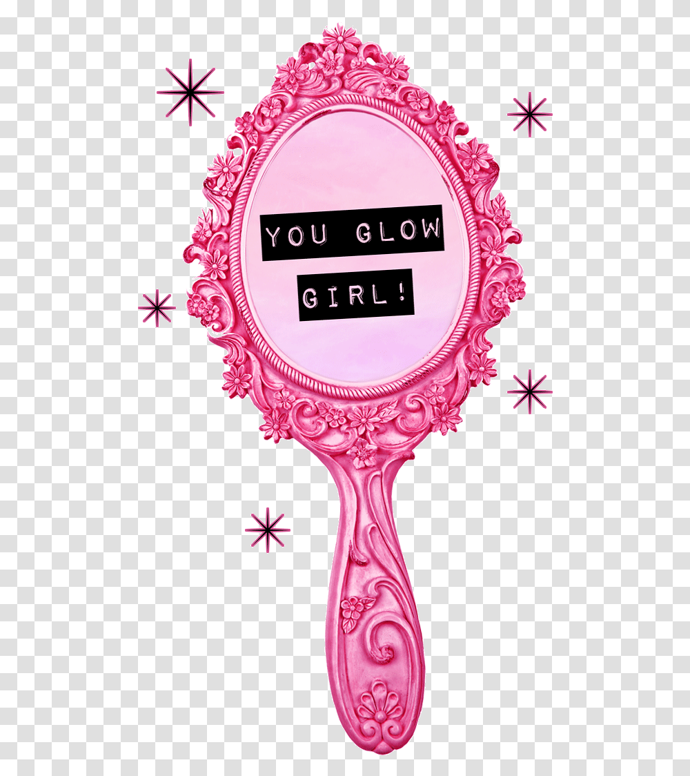 Cute Handheld Mirror, Glass, Cross, Goblet Transparent Png