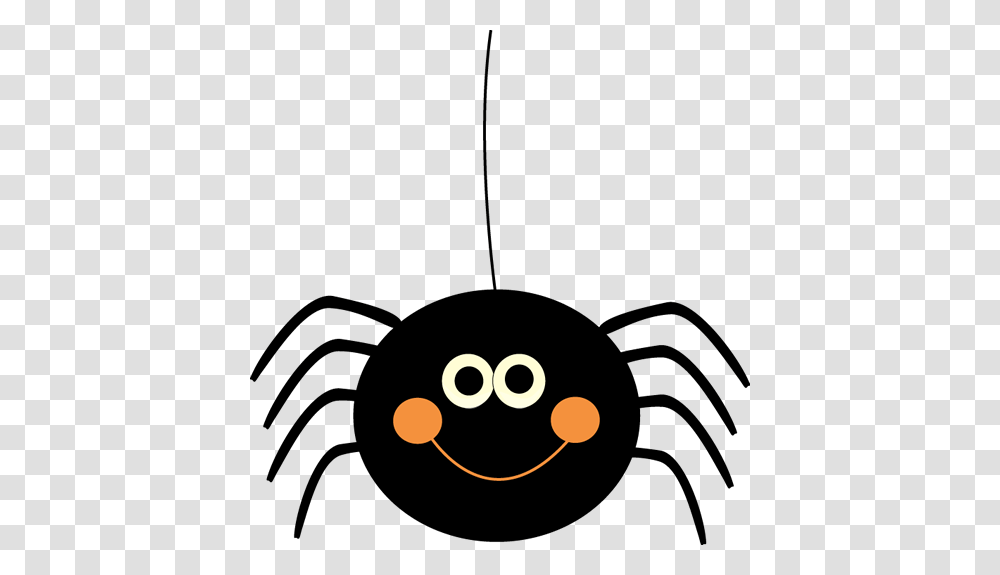 Cute Hanging Halloween Spider Clip Art, Lawn Mower, Tool, Animal, Invertebrate Transparent Png