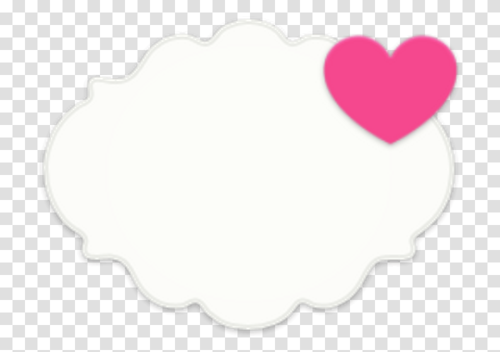 Cute Heart Banner, Balloon, Dish, Meal, Food Transparent Png