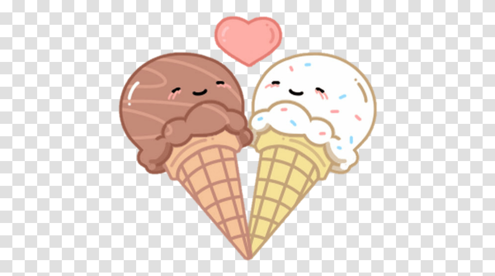 Cute Ice Cream Cartoon Ice Cream Cartoon Love, Dessert, Food, Creme, Sweets Transparent Png