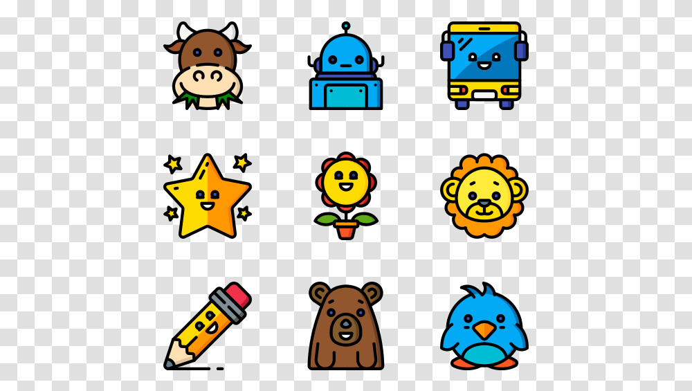 Cute Icons, Pac Man, Giant Panda, Bear, Wildlife Transparent Png
