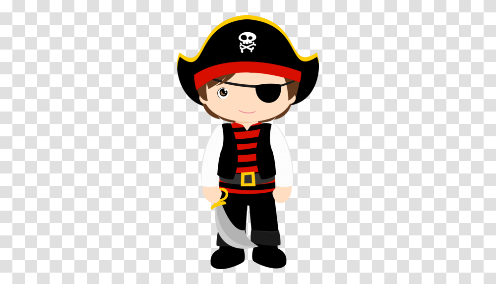 Cute Image Pirates Boy, Fireman, Person, Human, Toy Transparent Png