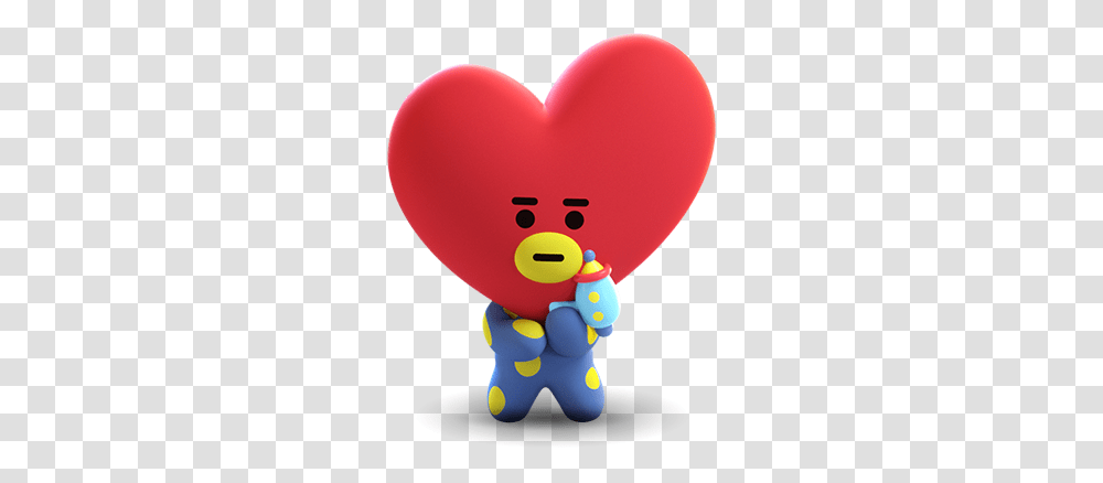 Cute In Bts Bts, Balloon, Toy, Heart, Cushion Transparent Png