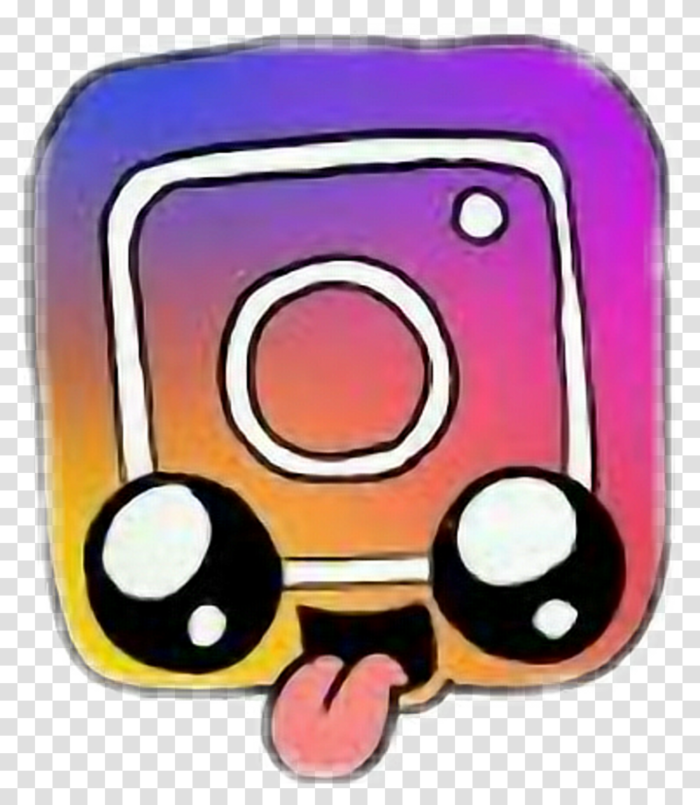 Cute Instagram Clipart Bbcpersian7 Collections Cute Drawings Of Instagram, Label, Electronics Transparent Png