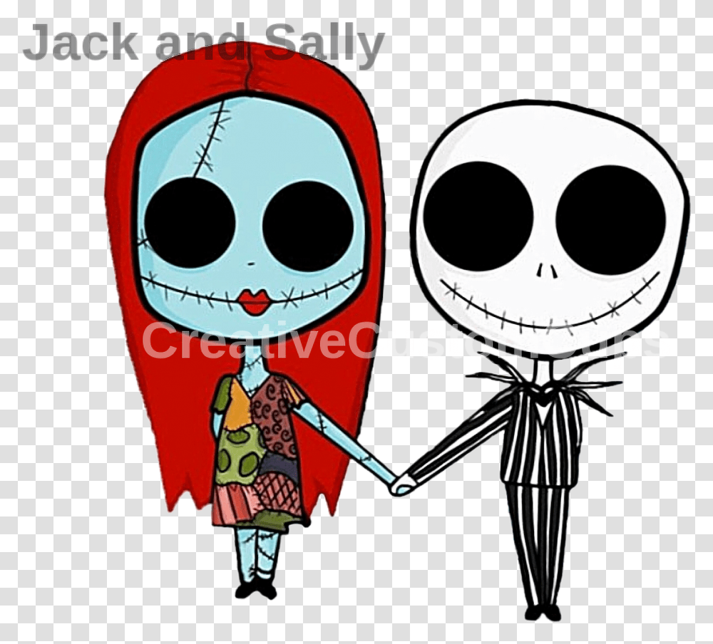 Cute Jack And Sally, Pirate, Performer, Goggles, Accessories Transparent Png