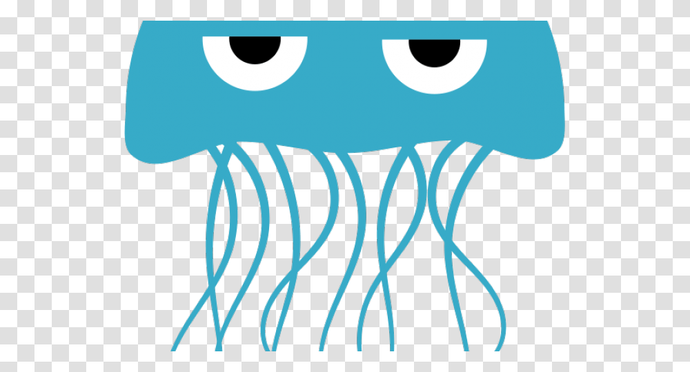 Cute Jellyfish Clipart, Logo, Trademark Transparent Png