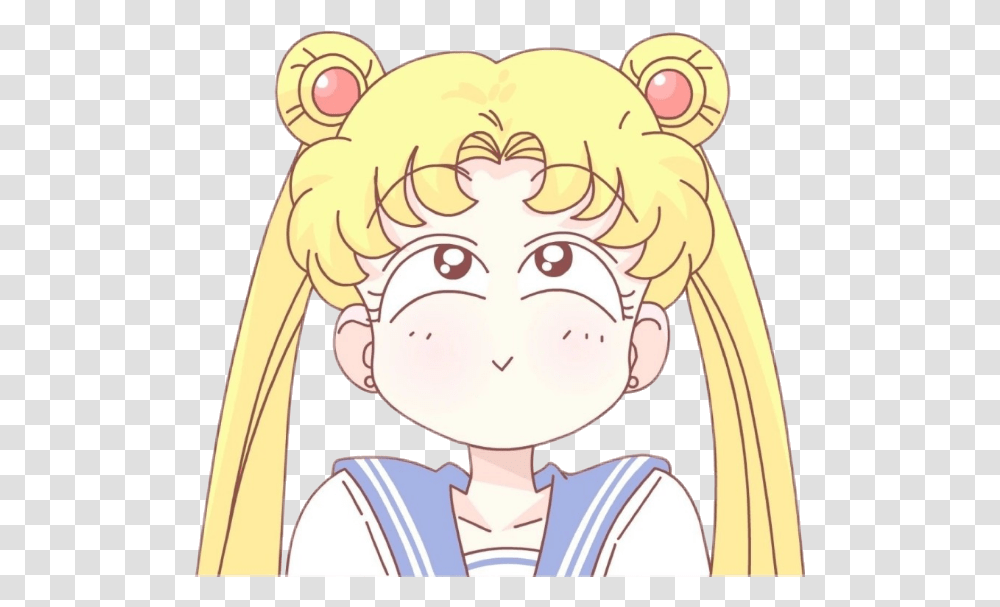 Cute Kawaii Anime Animegirl Sailormoon Moon Girl Vaporw Sailor Moon Kawaii, Comics, Book, Drawing Transparent Png