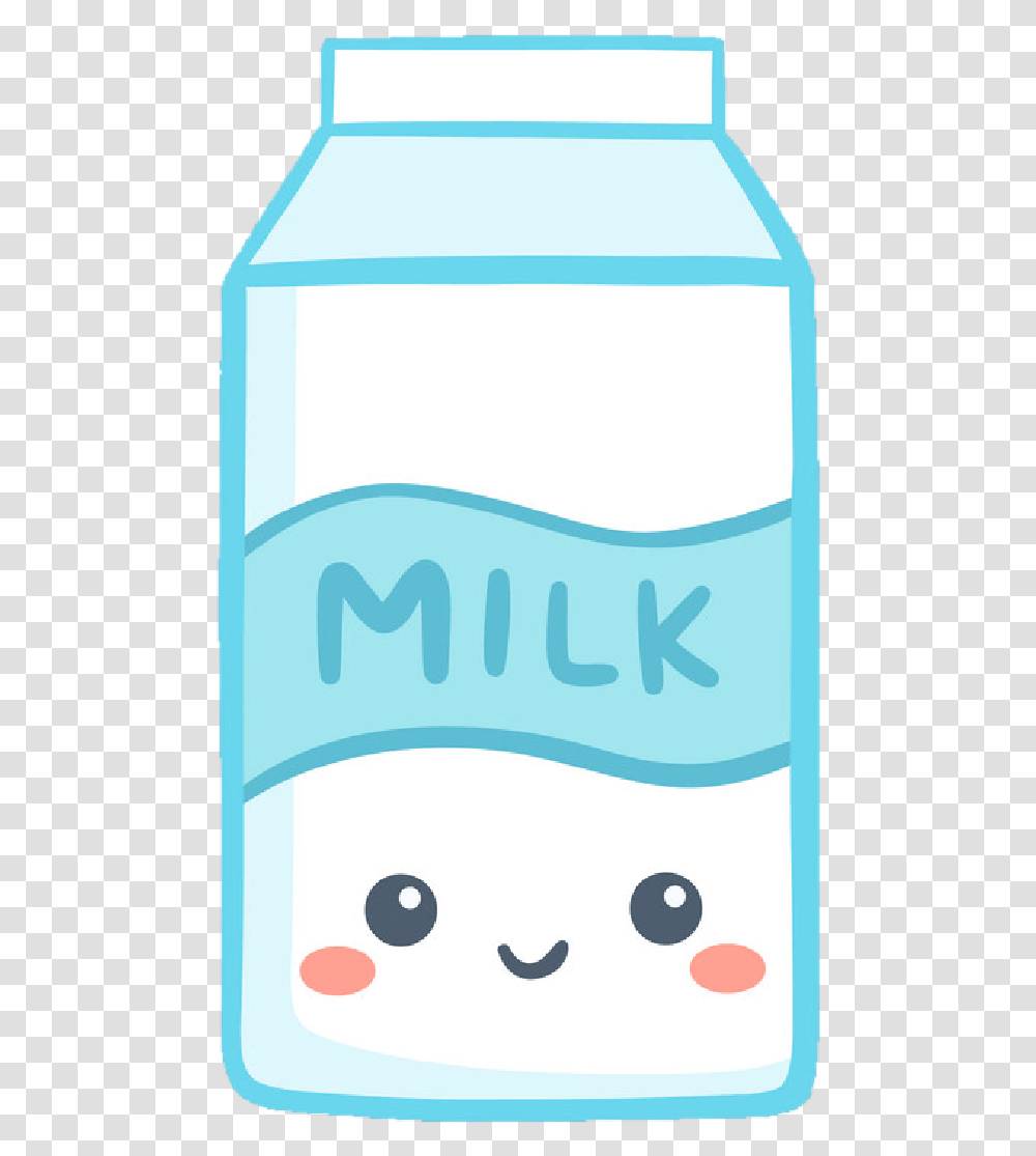 Cute Kawaii Milk Carton, Label, Outdoors, Water Transparent Png