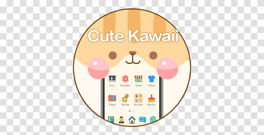 Cute Kawaii Molang Face Theme Apps On Google Play Registrate, Text, Disk, Dvd Transparent Png