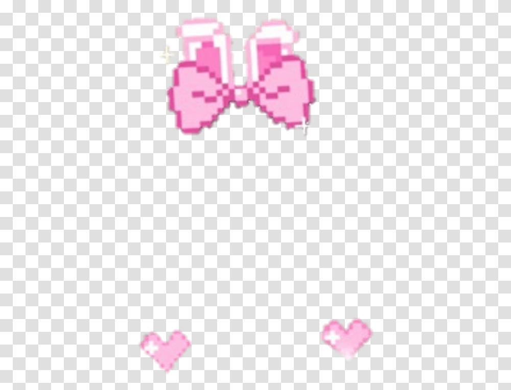 Cute Kawaii Overlay Pink Overlaypink Credits U203f Bunny Ears Pixel, Tie, Accessories, Mustache Transparent Png