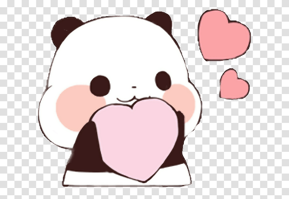 Cute Kawaii Tumblr Adorible Pan Panda Freetoedit Cute Kawaii, Sweets, Food, Confectionery, Cream Transparent Png