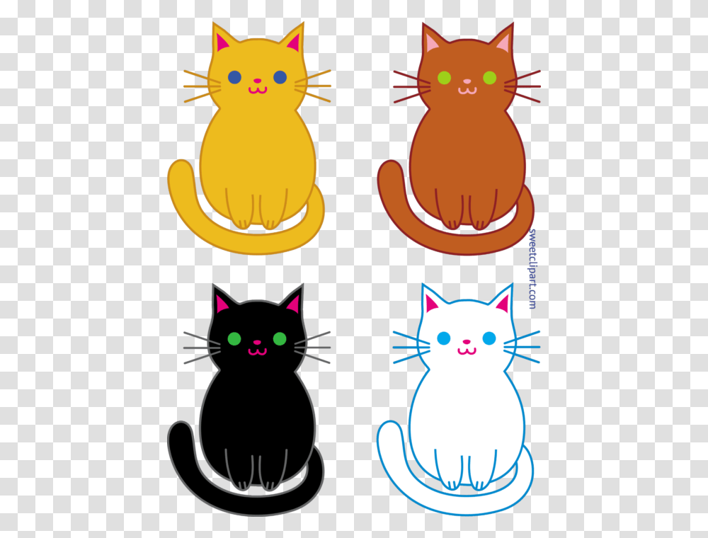 Cute Kittens Clip Art, Cat, Pet, Mammal, Animal Transparent Png