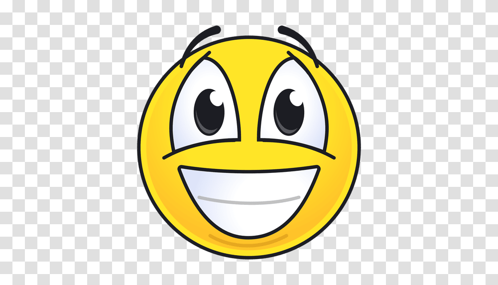 Cute Laughing Emoticon, Outdoors, Label, Nature Transparent Png