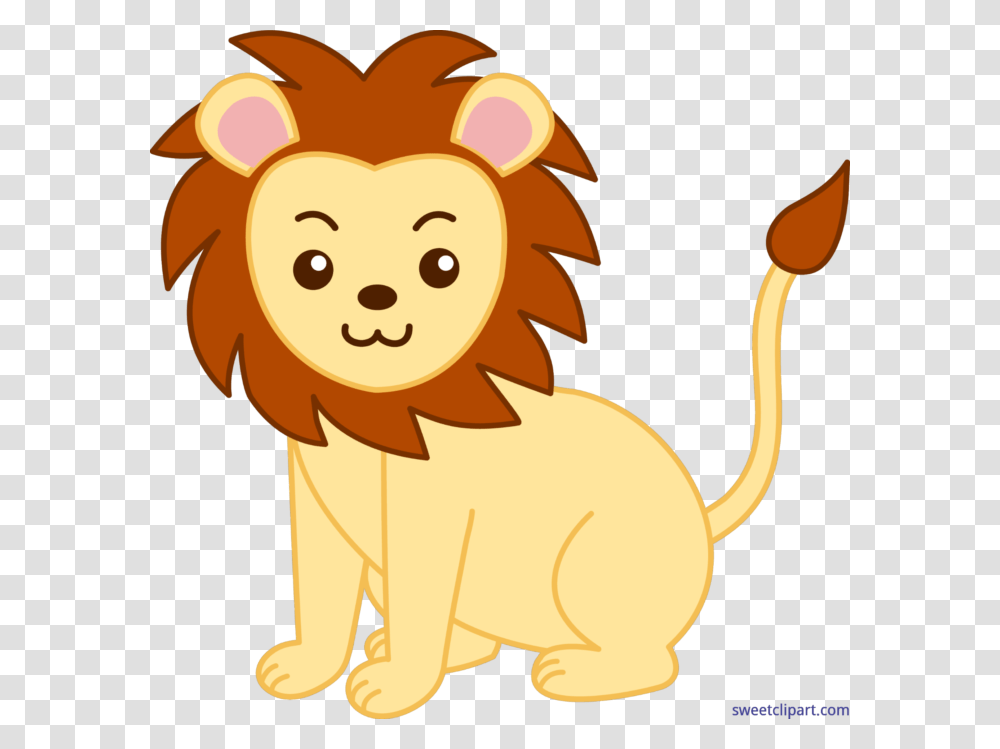 Cute Lion Clip Art, Mammal, Animal, Wildlife, Buffalo Transparent Png