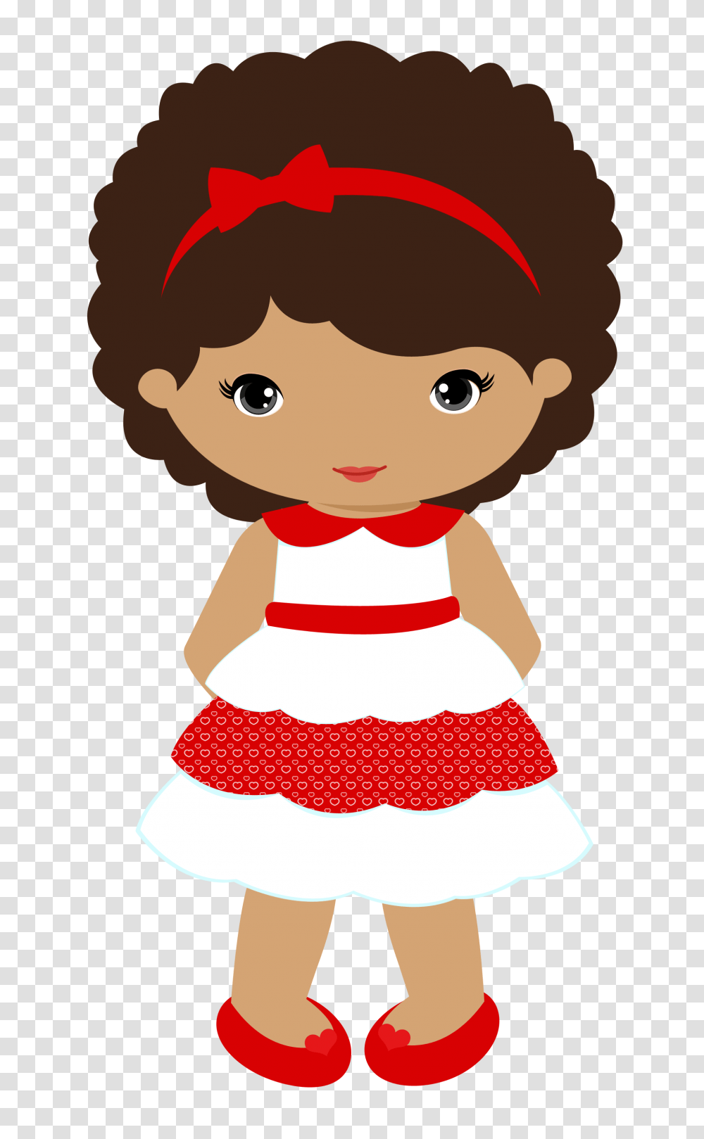 Cute Little Girl Saying Clipart Collection, Poster, Advertisement Transparent Png