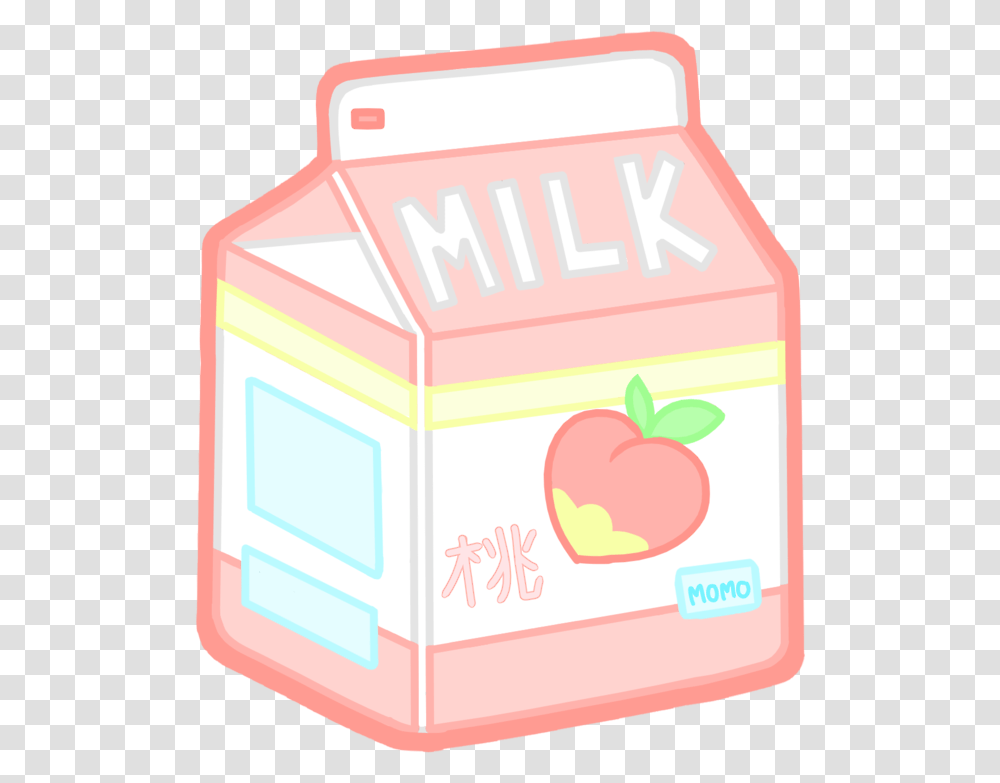 Cute Milk Carton, Box, Label, First Aid Transparent Png