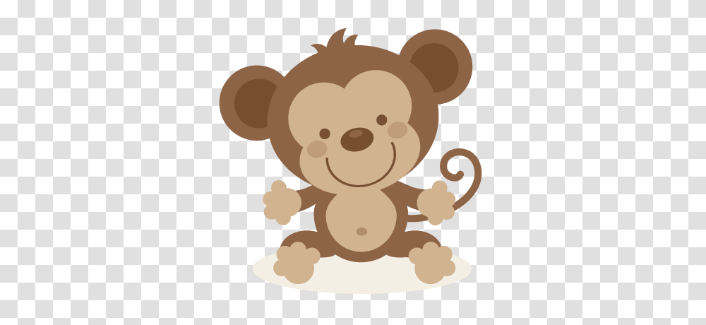 Cute Monkey And Clipart Bday Season, Toy, Rug, Sweets, Food Transparent Png