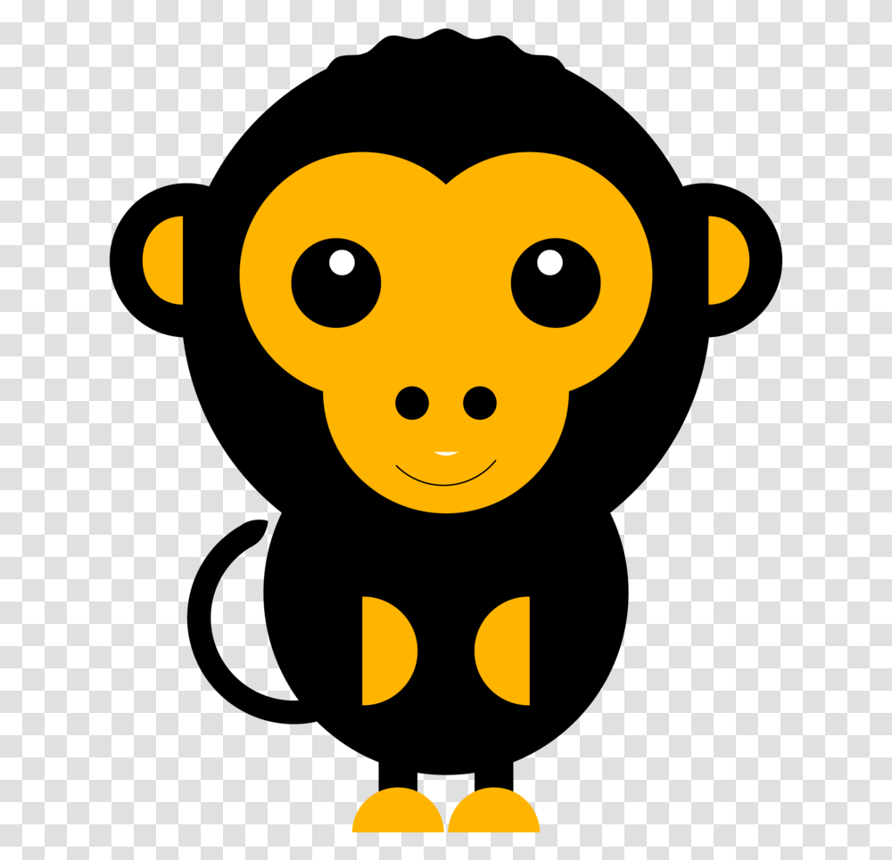 Cute Monkey Cartoon, Label, Sticker, Costume Transparent Png