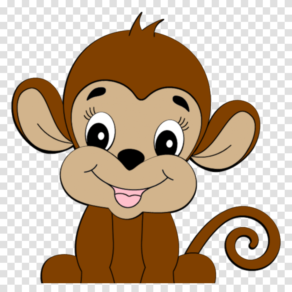 Cute Monkey Clip Art Free Clipart Download, Mammal, Animal, Rodent, Wildlife Transparent Png