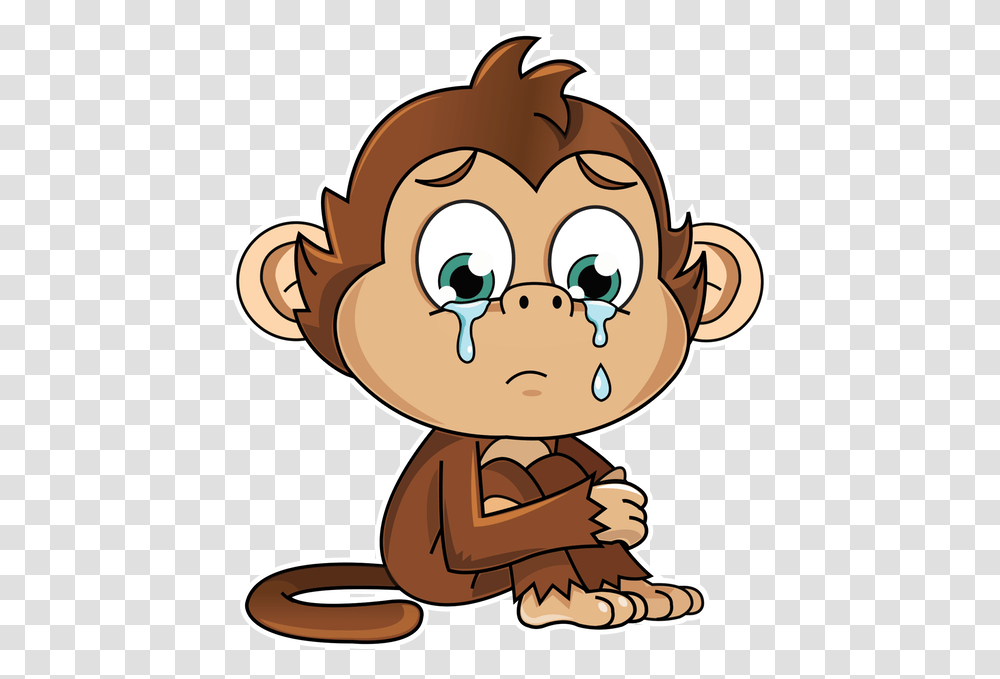 Cute Monkey Clipart Cute Monkey Stickers Transparent Png