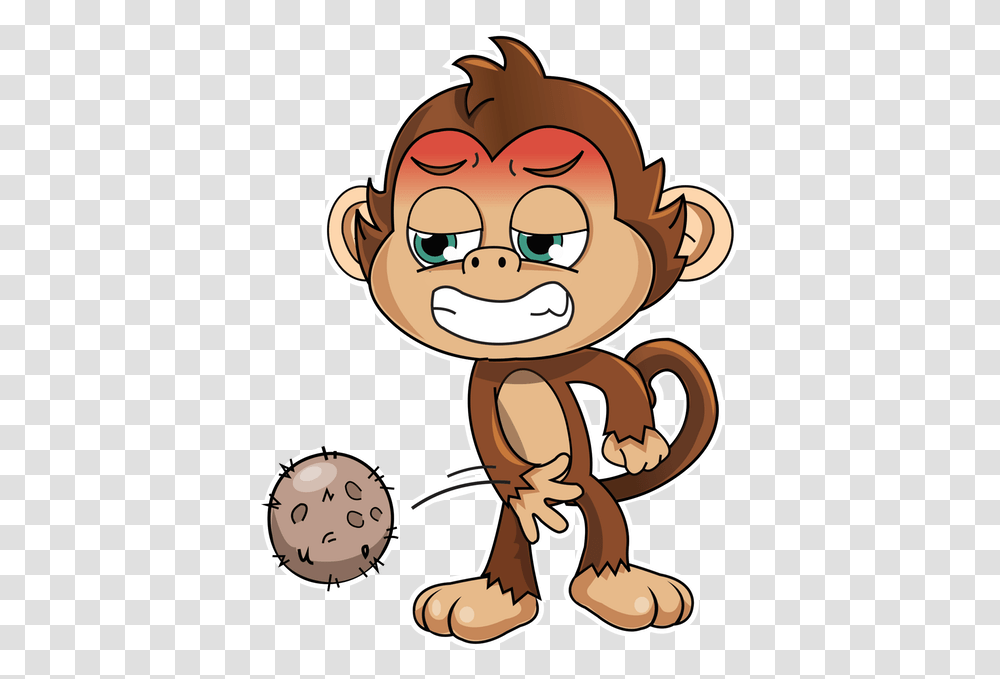 Cute Monkey Stickers Messages Sticker 11 Clipart Full Size Animated Pictures Of Animals, Cupid, Water, Outdoors Transparent Png