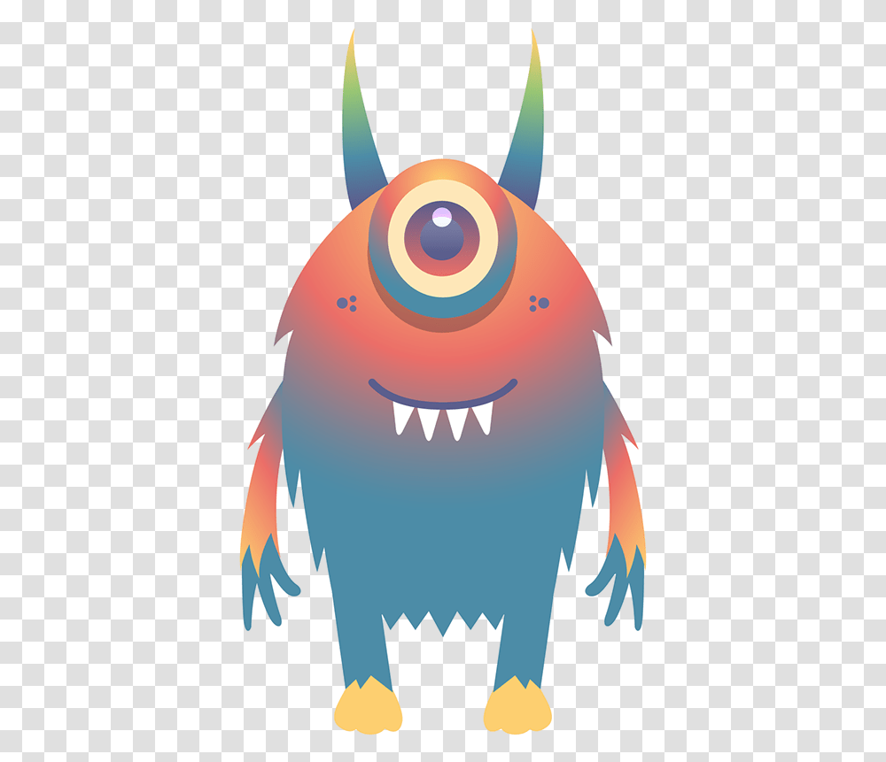 Cute Monster Illustration, Animal, Bird Transparent Png