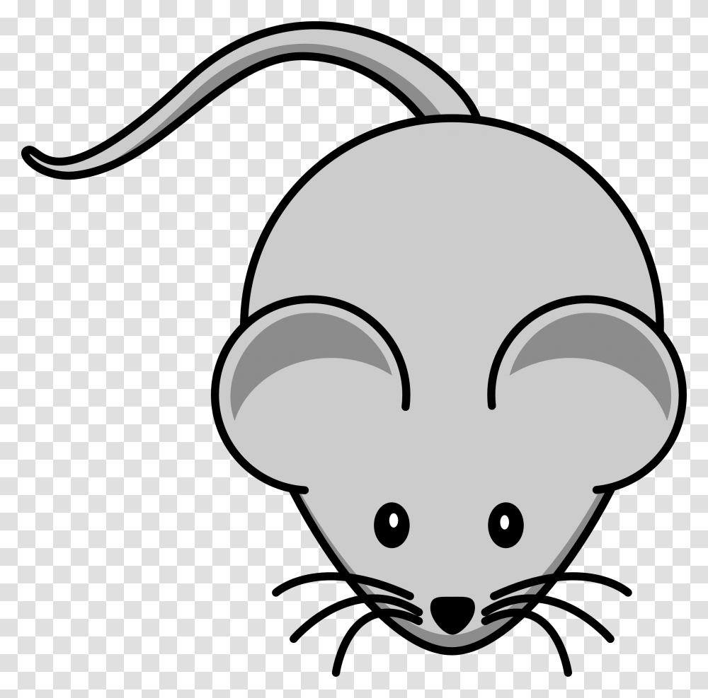 Cute Mouse Cartoon Clipart Mice, Electronics, Headphones, Headset, Mammal Transparent Png