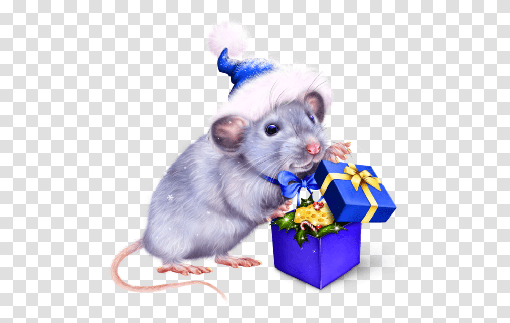 Cute Mouse Christmas Rat, Mammal, Animal, Rodent, Pet Transparent Png