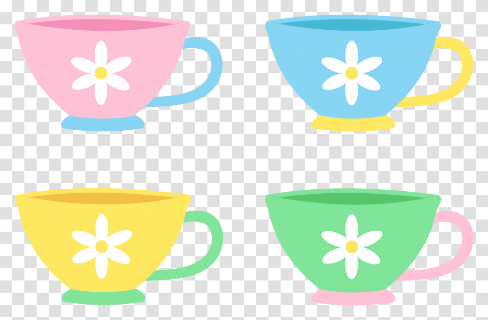 Cute Mug Set, Coffee Cup, Pottery, Plant, Saucer Transparent Png