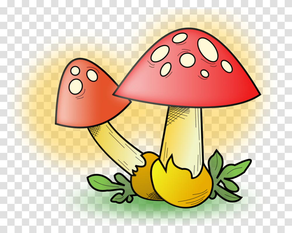Cute Mushrooms Yard Sign Mushroom Clipart, Plant, Fungus, Agaric, Amanita Transparent Png