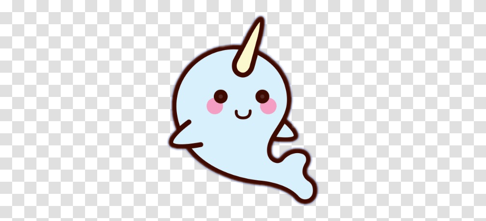 Cute Narwhal, Food, Sweets, Confectionery Transparent Png