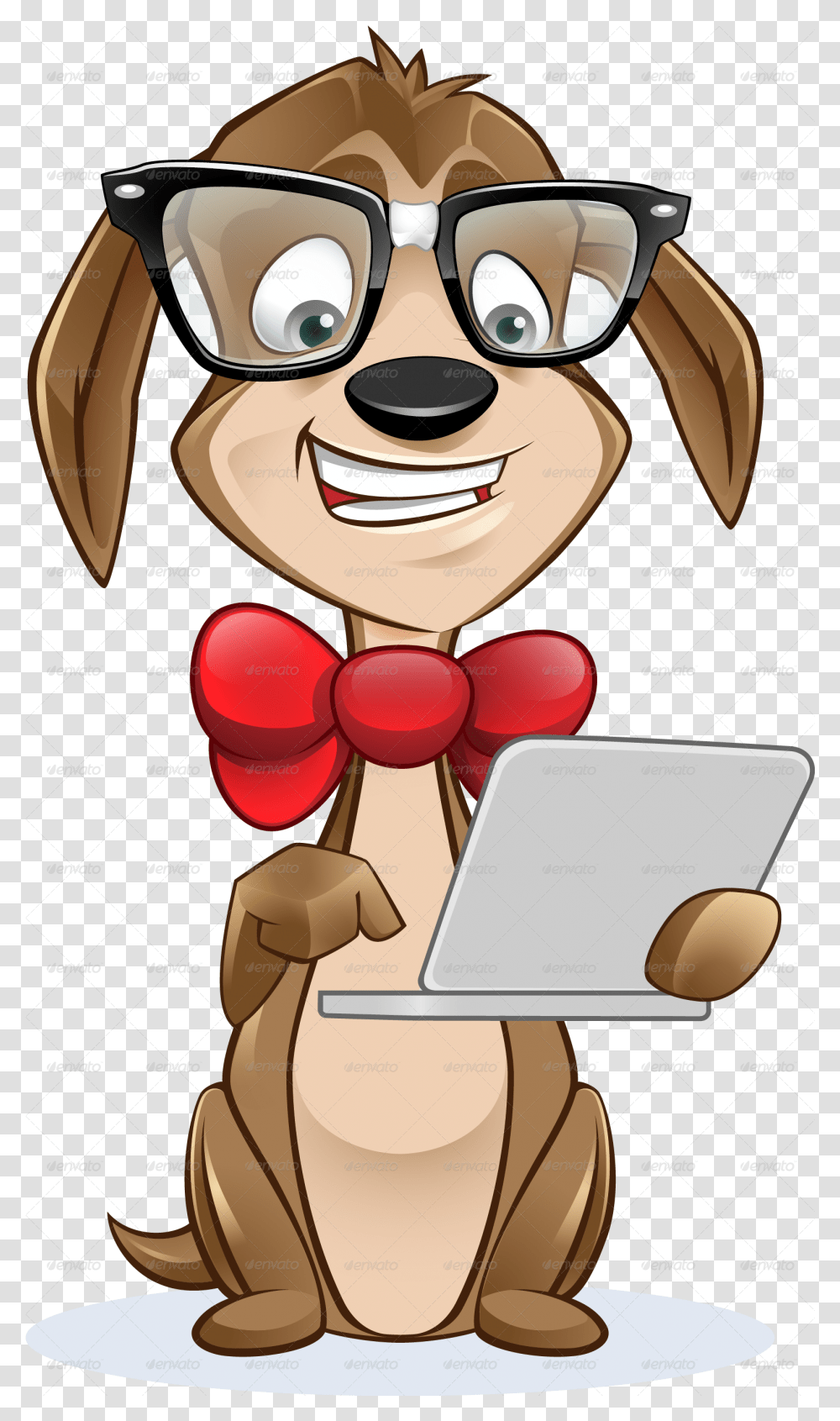 Cute Nerdy Dog Nerd Animal Cartoon Characters, Glasses, Accessories, Accessory, Text Transparent Png
