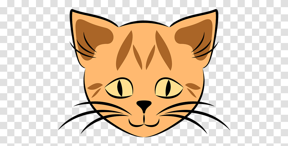 Cute Orange Tabby Cat Face Tote Bag For Happy, Pet, Mammal, Animal, Manx Transparent Png