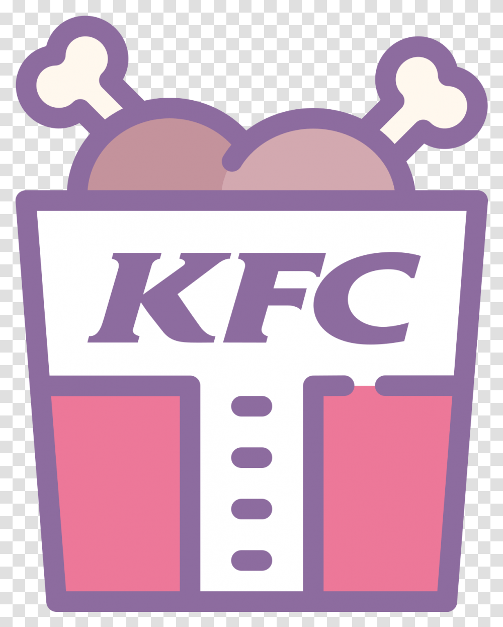 Cute Outline Icon Kfc Logo White, Word, Label, Advertisement Transparent Png