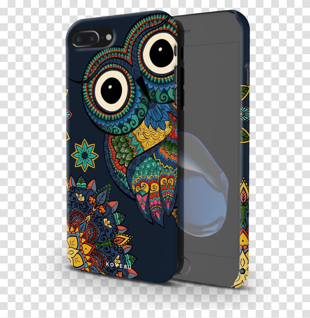 Cute Owl Cover Case For Iphone 78 Plus - Koveru Minimalist Iphone Wallpaper Owl, Doodle, Drawing, Art, Skateboard Transparent Png