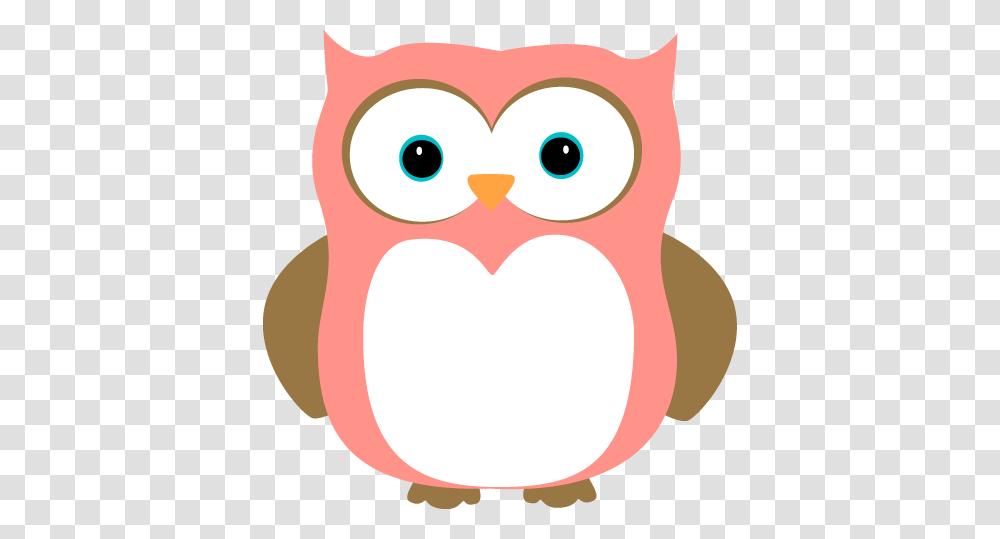 Cute Owls Pink And Brown Owl Clip Art Image, Bird, Animal, Penguin, Swallow Transparent Png