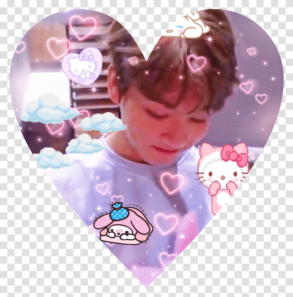 Cute Pack Tumblr Bts Jungkook Emoji Heart, Plectrum, Person, Human, Indoors Transparent Png