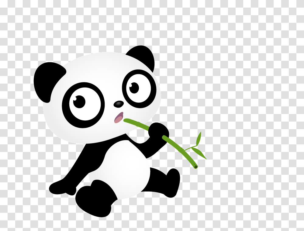 Cute Panda Background Arts, Giant Panda, Bear, Wildlife, Mammal Transparent Png