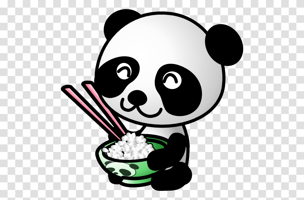 Cute Panda Clipart Clipartmonk Free Clip Art Images Clip Art, Food, Popcorn, Plant, Helmet Transparent Png