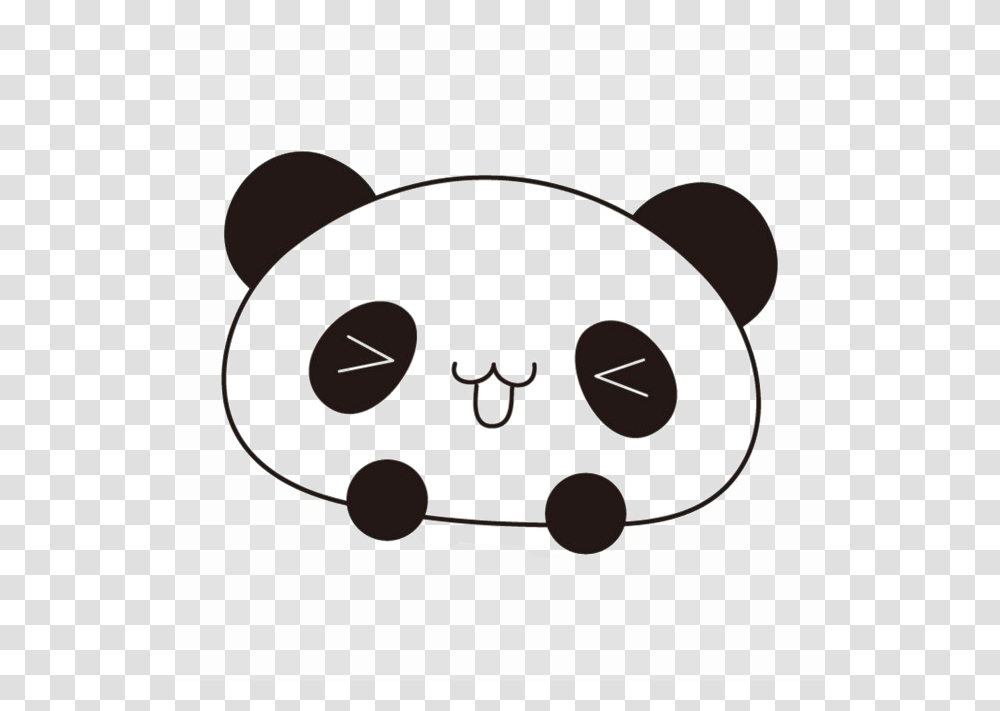 Cute Panda Download Image Arts, Stencil, Toy, Animal, Mammal Transparent Png