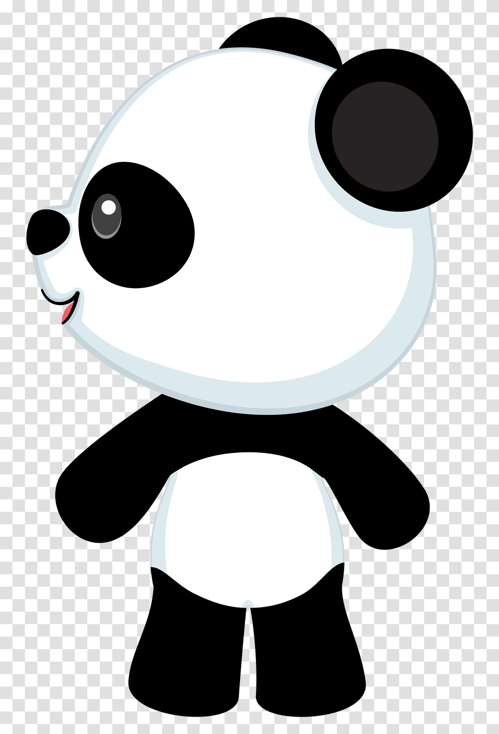 Cute Panda Oso Panda Para Imprimir, Animal, Stencil, Mammal, Penguin Transparent Png
