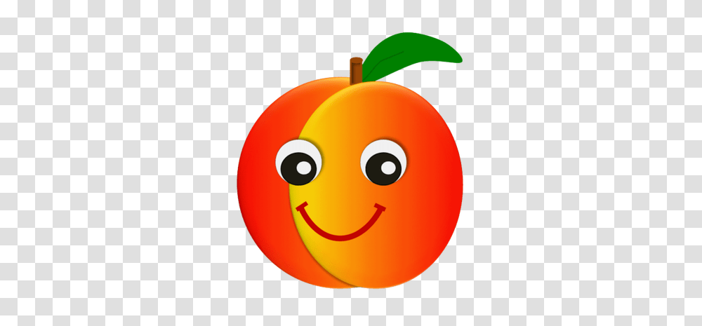 Cute Peach Clipart Clip Art Library, Plant, Food, Fruit, Citrus Fruit Transparent Png