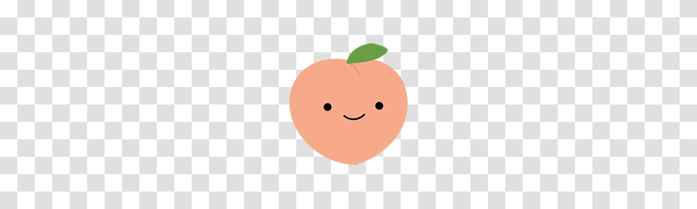 Cute Peach Emoji Stickers Line Stickers Line Store, Plant, Produce, Food, Fruit Transparent Png